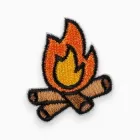Термоаплікація Fire вишита 3,8х3,1 см 1 шт. Різні кольори (АК3831п58)