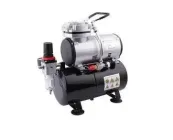 Компресор для аерографа з ресивером, фільтром і редуктором, FENGDA AS-186