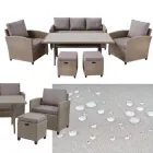 Комплект садових меблів Di Volio Genova Бежевий/Світло-сірий