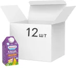 Упаковка каші безлактозної молочно-вівсяної Яготинське для дітей з наповнювачем Банан 2.0% жиру 500 г х 12 шт (4823005212706)