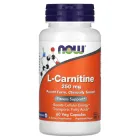 L-карнітин 250 мг NOW Foods 60 капсул