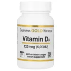 Вітамін D3 5000 МО California Gold Nutrition 90 капсул з риб’ячого желатину