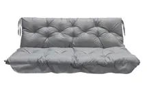 Матрац для гойдалки водовідштовхуючий eGarden LOFT 180x110x8 стьобаний сірий