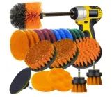 Набір щіток та насадок на шуруповерт для чищення дому та автомобілю 22шт