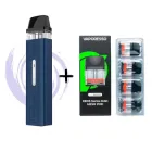 Pod система електронна сигарета Vaporesso XROS Mini Kit Midnight Blue + 4 додатковий картридж под подік електронка перезаправляемая багаторазова вапорессо іксрос міні вейп стартовий набір для вейпінга з картриджем 2 мл corex
