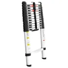 Драбина з алюмінію, телескопічна 12 сход., 3,80 м INTERTOOL LT-3038