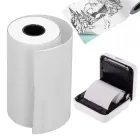 Клейкий папір термопапір для термопринтера 1 шт. Білий