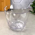 Прозорий горщик з підставкою для орхідей 2.4 л ORCHİD KRS-463