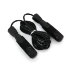 Регульована скакалка IVN з підшипником Чорна 3 м (IV-803A)