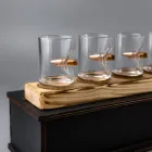 Набір стопок VSKLO 6 шт ручна робота зі справжніми кулями у подарунковій упаковці 50 мл