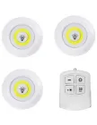 Бездротові світлодіодні автономні LED-лампи, з пультом light with Remote Control Set 3 шт