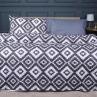 Комплект постільної білизни MirSon Сімейний 160x220 см x 2 шт 17-0730 Silver Geo Zebra Бязь (2200010823264)