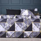 Комплект постільної білизни MirSon Сімейний 160x220 см x 2 шт 17-0734 Black Marble Mosaic Бязь (2200010825503)