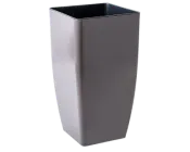 Горщик для квітів пластиковий Алеана Квадро 22*41.5см 7л капучіно А115037-86