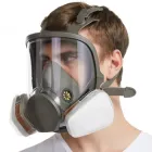 Повнолицьова маска-респіратор 4 в 1, захист від пилу, фарби, протитуманний, захист від формальдегіду + фільтри