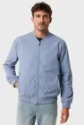 Блакитний чоловічий бомбер Cotton blend bomber jacket Mexx S MF006800751M