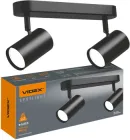Світильник спотовий VIDEX GU10 2х30 Вт Чорний (VL-SPF05B-BPB)