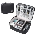 Сумка-органайзер для проводів, зарядок і аксесуарів чорна LoveYouHome (A-025453)