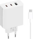 Зарядний пристрій Xiaomi 67W GaN Charger 2C1A White (BHR7493EU) (001011535970)