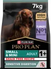Сухий корм для дорослих собак з чутливим травленням Purina Pro Plan Small&Mini 1+ Sensitive Digestion беззерновий з індичкою 7 кг (7613036731256)