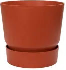 Горщик Elho Greenville Round 40 см Коричневий (499396)