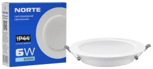Світильник точковий NORTE 1-NDP-1602 6W 5000K ІР44