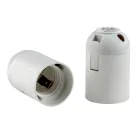 Ламповий патрон електричний цоколь E27 білий тримач для лампи пластиковий корпус