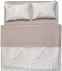 Комплект постільної білизни Ardesto Євро 200x220 см Gloria Мармур Бавовна сатин (ART2022BM)