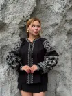 Вишиванка жіноча Delvinss Віталіна XXXXL Чорний (DELVVITCH)