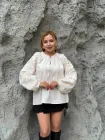 Вишиванка жіноча Delvinss Віталіна XXXXL Білий (DELVVITB)