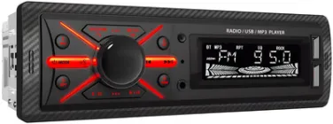 Автомагнітола Carwales з RGB-підсвіткою Bluetooth, AUX і USB 1 din (JSD-950)