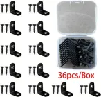 Куточки Металеві Для Меблів 12 шт із Шурупами 24 шт Набір 36 шт SPEC (SP-24036)