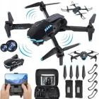 Дитячий квадрокоптер X6 з камерою 4K HD FPV + 20 хв. польоту в подарунок, кейс + 1 акумулятор / батарейки в пульт керування