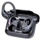 Бездротові спортивні блютуз навушники HD65 із зарядним кейсом Чорні