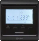 Терморегулятор кімнатний для теплої підлоги Castle Е51.716 Чорний матовий (Е 51.716-black-mat)