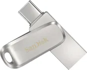 Флеш пам'ять USB SanDisk Ultra Dual Drive Luxe 256GB USB Type-C Silver (SDDDC4-256G-G46)