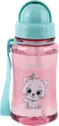 Пляшка для води Kite Kitty 350 мл Рожево-блакитна (K25-399-2)