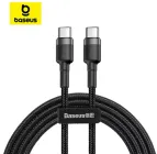 Кабель для швидкого заряджання 60W Baseus Cafule PD2.0 flash charging CATKLF-HG1 USB Type-C-Type-C (20V 3A) 2M Grey Black