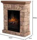 Kамінокомплект Bonfire TEXAS MM01543