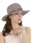 Жіночий літній капелюх Флоппі бузковий складаний 59 Seeberger (SC55132)