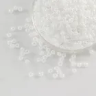 Бісер 46102 Чеський Preciosa 10/0, Непрозорий Райдужний OL, Білий, Круглий, 50 г