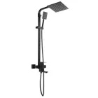 Душова колона зі змішувачем MIXXUS KUB-009-J чорний (з нерж. сталі) (MI2814) kr