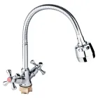 Змішувач для кухні з гнучким виливом Lidz Lamb 274F (два режими струменю)