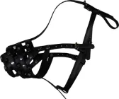 Намордник Lucky Pet з біотану смугастий "Вівчарка сука,доберман, далматин" 26 см/10 см Чорний (4820276195318)