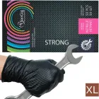 Рукавички Sangig нітрилові blackdiamond powder free XL Чорні 50 шт (2024100680915)