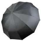 Чоловіча парасолька повний автомат антивітер на 12 потрійних спиць Три слони чорна (07563-1)