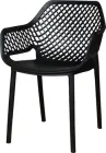 Стілець Bica садовий пластиковий Aria Графіт (8003723431504)