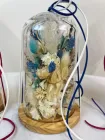 Квіти у скляній колбі «Морський бриз» М 9*16.5 см