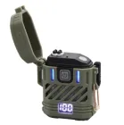 Тактична Плазмова Запальничка з Ліхтариком 220 лм JB Tacticals JB-01 Зелений USB-C Подвійна Дуга Водонепроникний