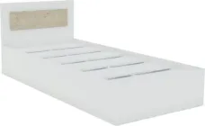 Ліжко Garant Viva (Односпальне) 90 см х 200 см Німфея альба/дуб приморський сатиновий (00-00526324)